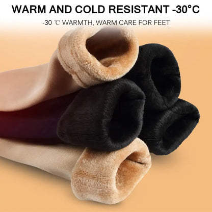Various colour options of Luxury Women's Velvet Thermal Socks arranged together, emphasizing stylish choices for cold weather.